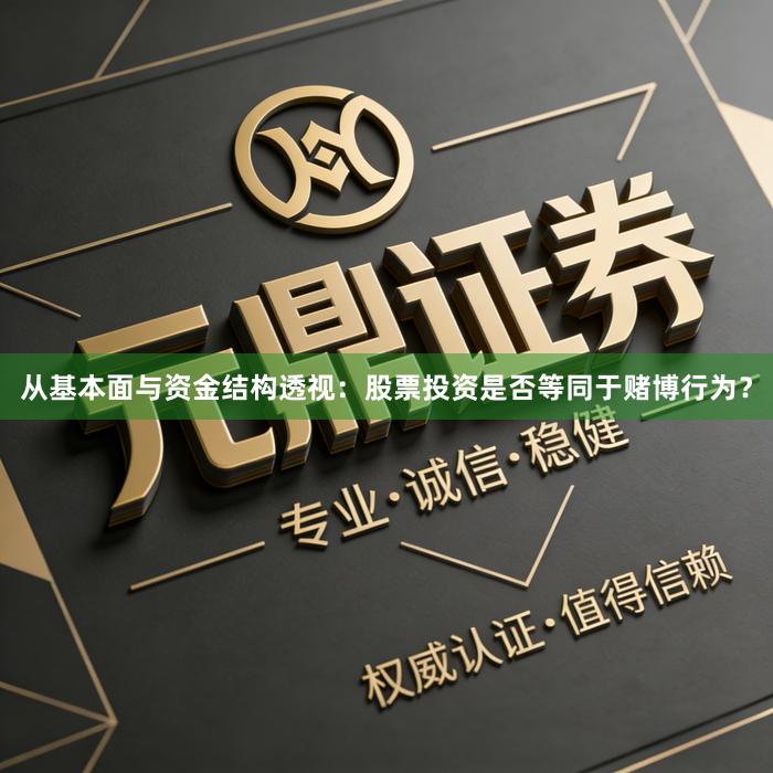 从基本面与资金结构透视：股票投资是否等同于赌博行为？