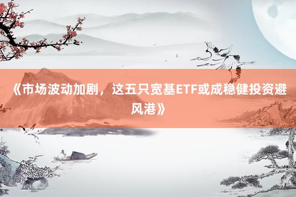 《市场波动加剧，这五只宽基ETF或成稳健投资避风港》